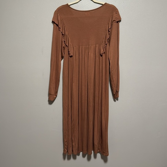 People of Leisure brown dress small - Picture 6 of 6